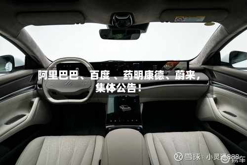 阿里巴巴	、百度 、药明康德、蔚来，集体公告！-第2张图片