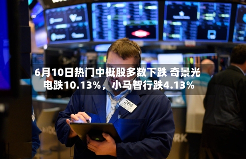 6月10日热门中概股多数下跌 奇景光电跌10.13%，小马智行跌4.13%-第2张图片
