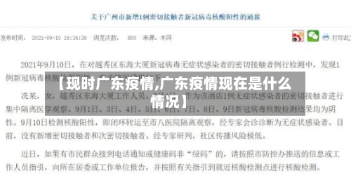 【现时广东疫情,广东疫情现在是什么情况】-第3张图片