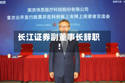 长江证券副董事长辞职！-第2张图片