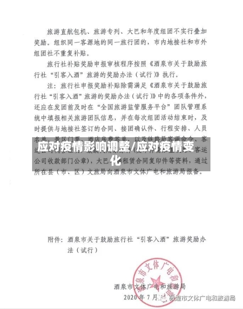 应对疫情影响调整/应对疫情变化-第2张图片