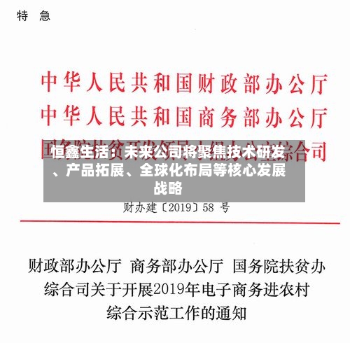恒鑫生活：未来公司将聚焦技术研发、产品拓展	、全球化布局等核心发展战略-第2张图片