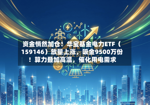 资金悄然加仓！华宝基金电力ETF（159146）放量上涨，吸金9500万份！算力叠加高温	，催化用电需求-第2张图片