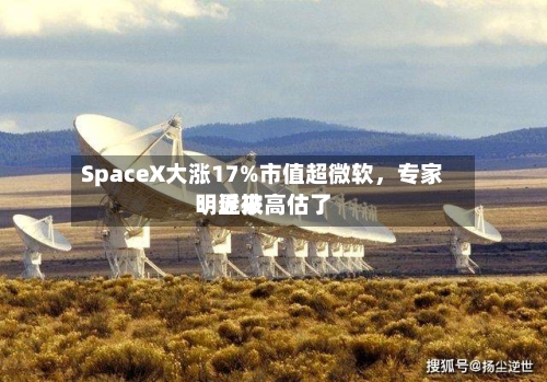 SpaceX大涨17%市值超微软，专家：近来明显被高估了-第2张图片
