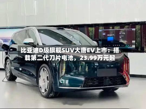 比亚迪D级旗舰SUV大唐EV上市：搭载第二代刀片电池，23.99万元起-第3张图片