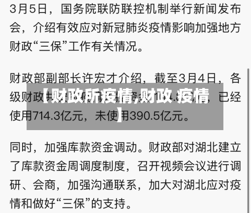 【财政所疫情,财政 疫情】