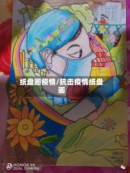 纸盘画疫情/抗击疫情纸盘画
