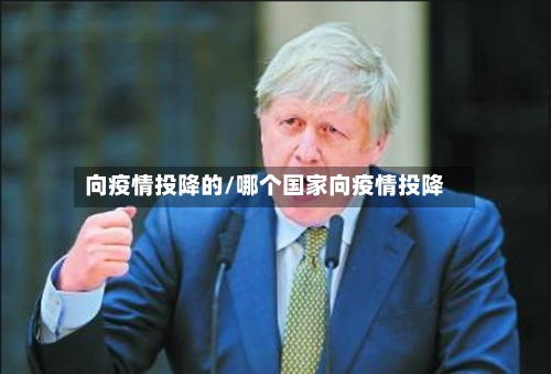 向疫情投降的/哪个国家向疫情投降