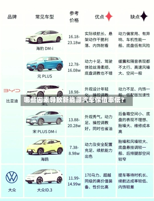 哪些因素导致新能源汽车保值率低？-第2张图片