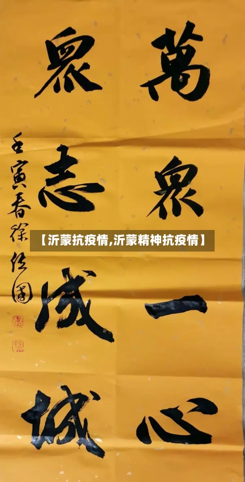 【沂蒙抗疫情,沂蒙精神抗疫情】