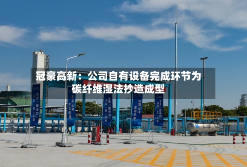 冠豪高新：公司自有设备完成环节为碳纤维湿法抄造成型