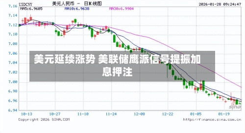 美元延续涨势 美联储鹰派信号提振加息押注