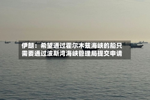 伊朗：希望通过霍尔木兹海峡的船只需要通过波斯湾海峡管理局提交申请