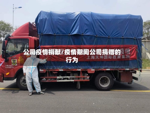 公司疫情捐献/疫情期间公司捐赠的行为-第2张图片