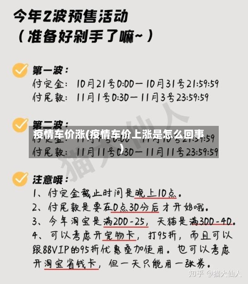 疫情车价涨(疫情车价上涨是怎么回事)