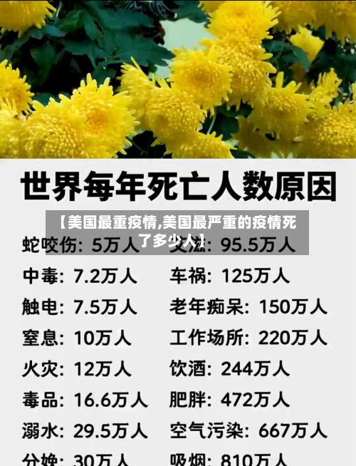 【美国最重疫情,美国最严重的疫情死了多少人】-第2张图片