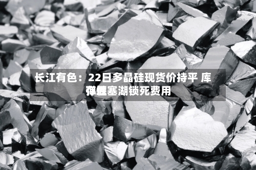长江有色：22日多晶硅现货价持平 库存堰塞湖锁死费用弹性