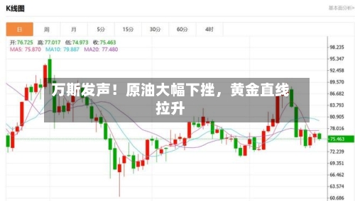 万斯发声！原油大幅下挫，黄金直线拉升