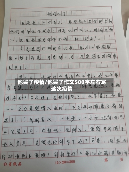 他哭了疫情/他哭了作文500字左右写这次疫情