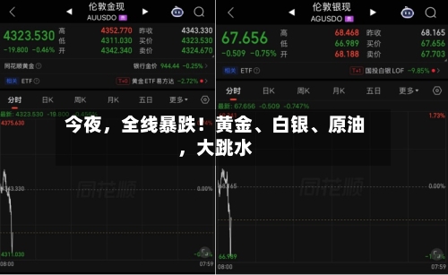 今夜，全线暴跌！黄金、白银、原油，大跳水-第2张图片