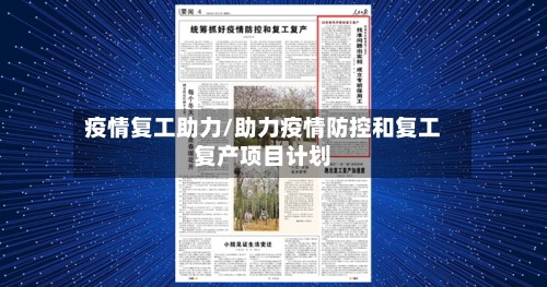 疫情复工助力/助力疫情防控和复工复产项目计划-第3张图片