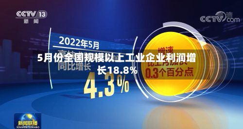 5月份全国规模以上工业企业利润增长18.8%