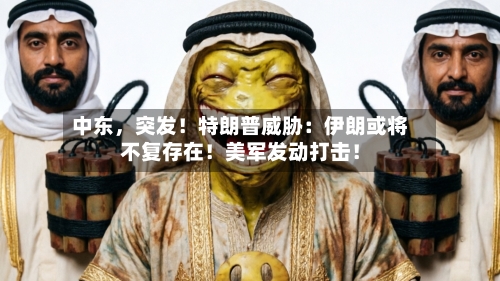 中东，突发！特朗普威胁：伊朗或将不复存在！美军发动打击！-第2张图片