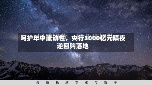 呵护年中流动性	，央行3000亿元隔夜逆回购落地-第3张图片