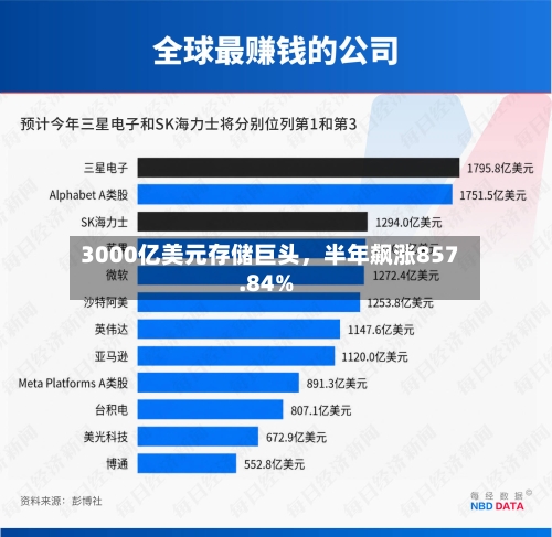 3000亿美元存储巨头，半年飙涨857.84%-第2张图片