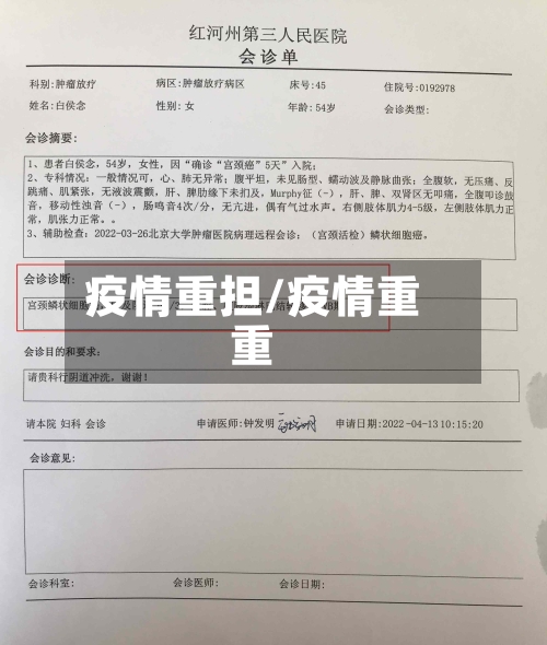 疫情重担/疫情重重