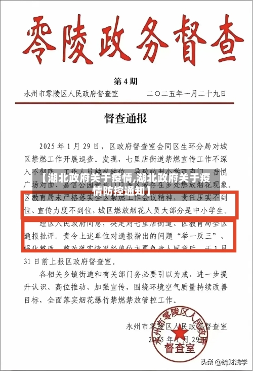 【湖北政府关于疫情,湖北政府关于疫情防控通知】