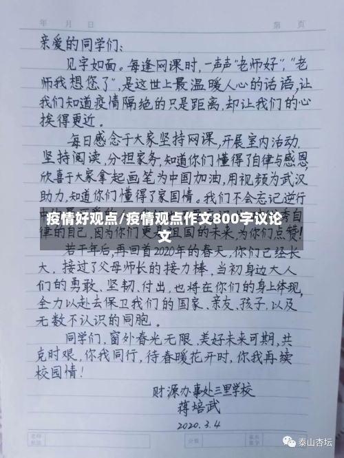 疫情好观点/疫情观点作文800字议论文-第2张图片