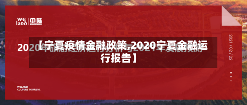 【宁夏疫情金融政策,2020宁夏金融运行报告】-第3张图片
