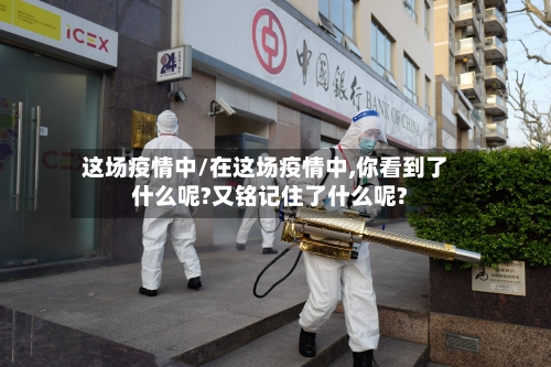 这场疫情中/在这场疫情中,你看到了什么呢?又铭记住了什么呢?