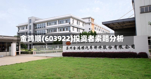 金鸿顺(603922)投资者索赔分析-第2张图片