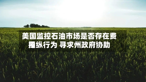 美国监控石油市场是否存在费用
操纵行为 寻求州政府协助-第2张图片