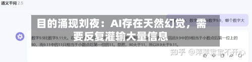 目的涌现刘夜：AI存在天然幻觉，需要反复灌输大量信息