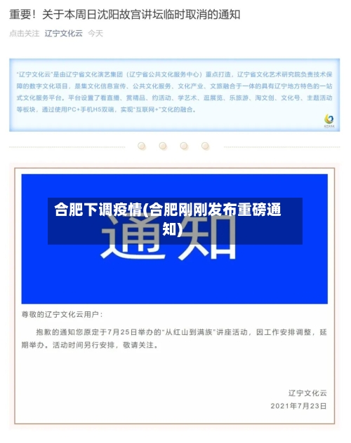 合肥下调疫情(合肥刚刚发布重磅通知)-第3张图片