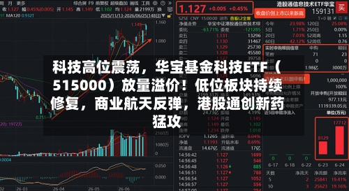 科技高位震荡	，华宝基金科技ETF（515000）放量溢价！低位板块持续修复，商业航天反弹，港股通创新药猛攻-第2张图片
