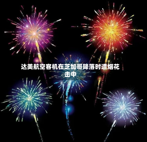 达美航空客机在芝加哥降落时遭烟花击中-第2张图片