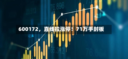 600172	，直线拉涨停！71万手封板-第2张图片
