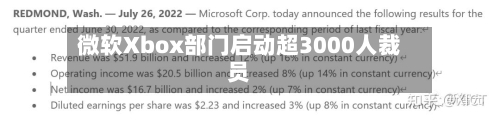 微软Xbox部门启动超3000人裁员-第2张图片