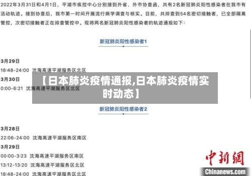 【日本肺炎疫情通报,日本肺炎疫情实时动态】-第2张图片