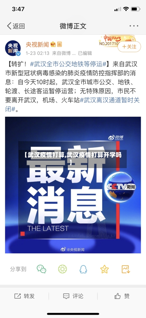【武汉疫情打算,武汉疫情打算开学吗】-第3张图片