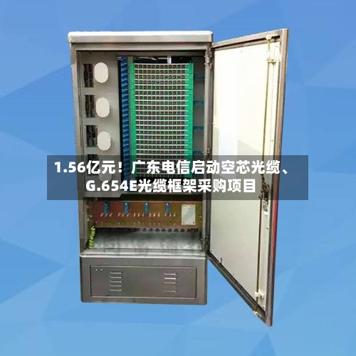 1.56亿元！广东电信启动空芯光缆、G.654E光缆框架采购项目-第3张图片