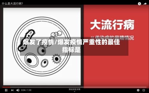 爆发了疫情/爆发疫情严重性的最佳指标是
