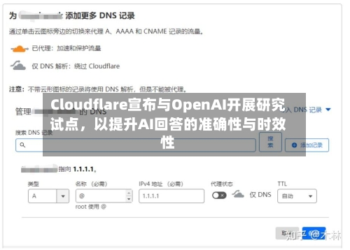 Cloudflare宣布与OpenAI开展研究试点	，以提升AI回答的准确性与时效性-第2张图片