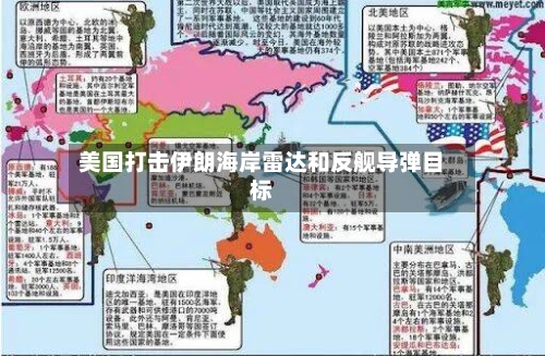 美国打击伊朗海岸雷达和反舰导弹目标