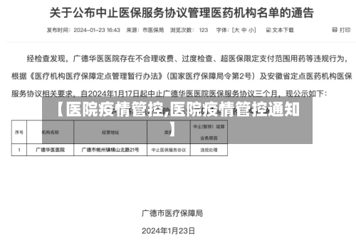 【医院疫情管控,医院疫情管控通知】-第2张图片