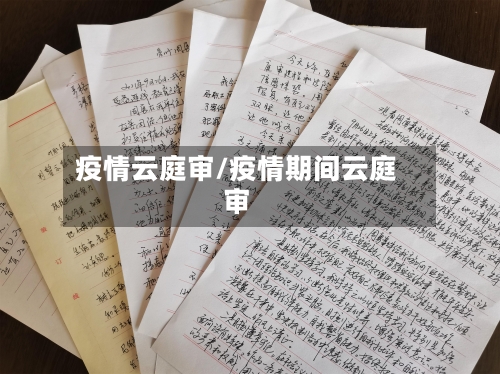 疫情云庭审/疫情期间云庭审